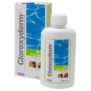 Clorexyderm 4% Shampoo for Dogs and Cats 200ml