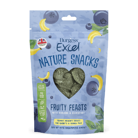 Burgess Excel Fruity Feasts with Banana and Blueberry 60g