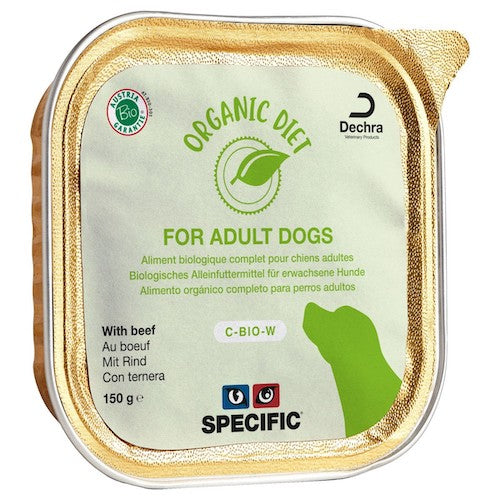SPECIFIC C-BIO-W Organic Adult Wet Dog Food (Beef)