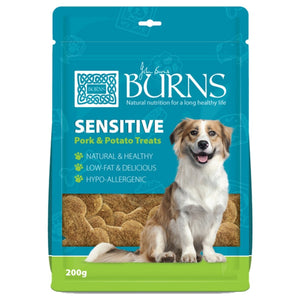 Burns Sensitive Pork Bite Treats for Dogs 200g