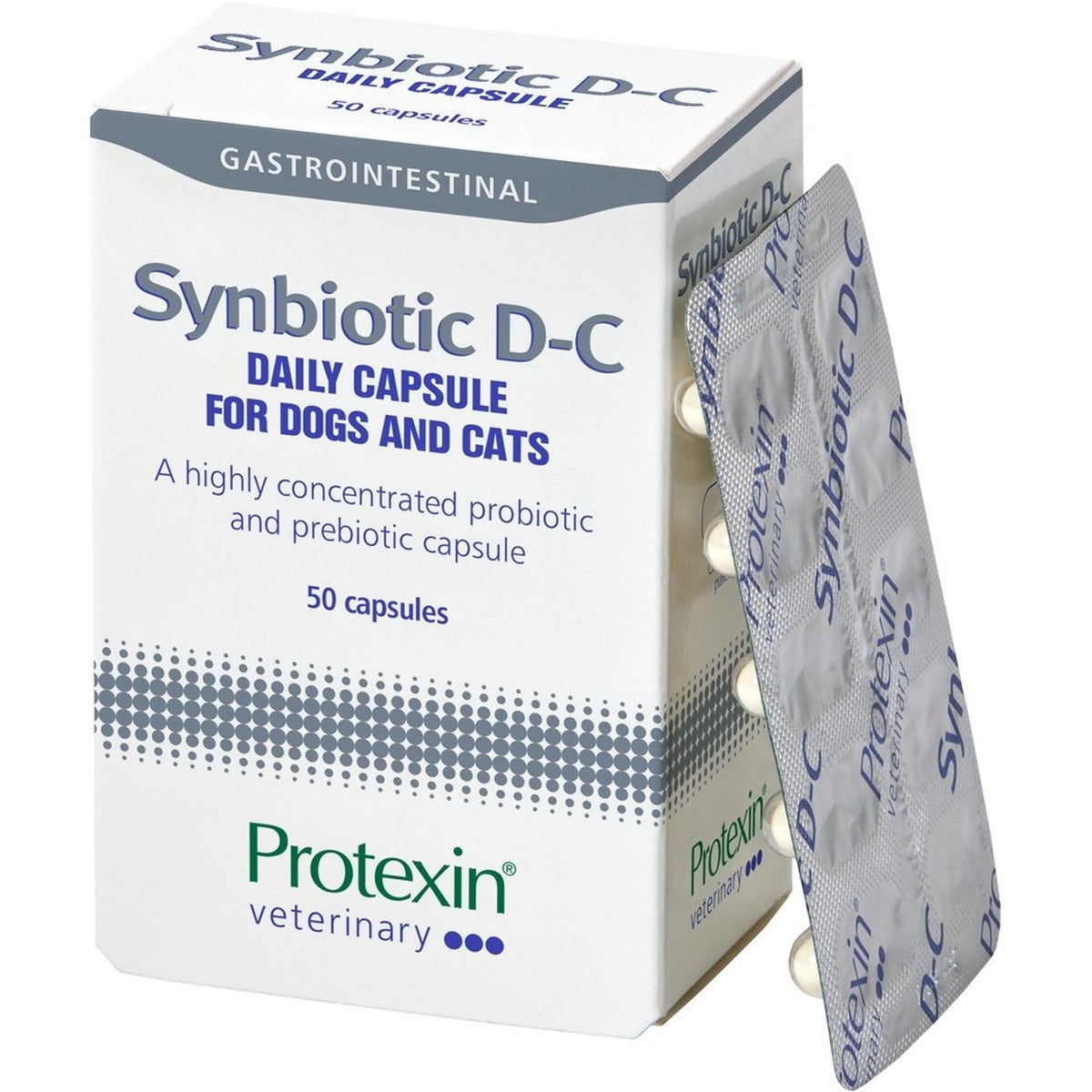 Protexin Synbiotic D-C Capsules for Dogs & Cats