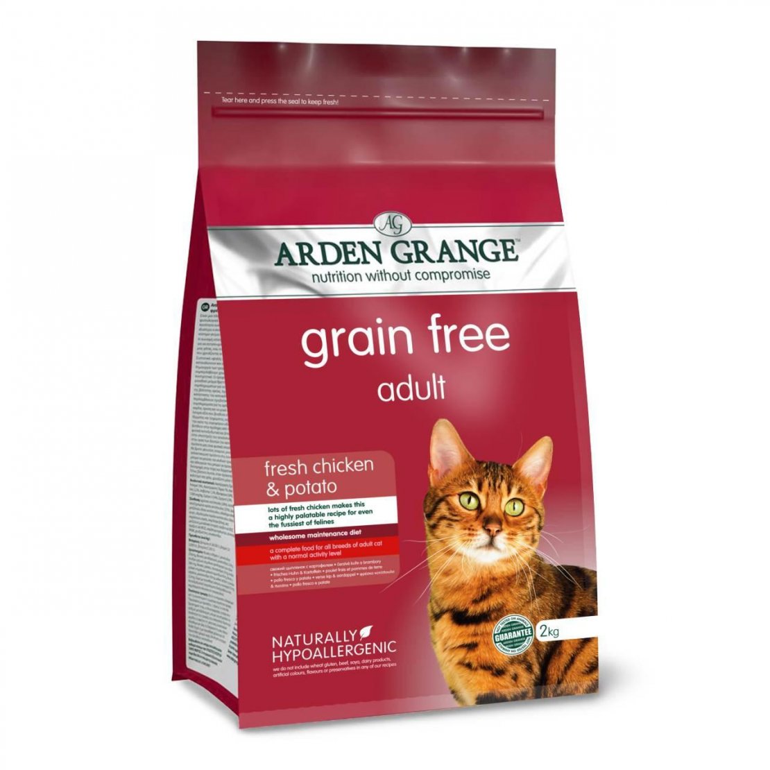 Arden Grange Chicken & Potato Adult Cat Food 4kg