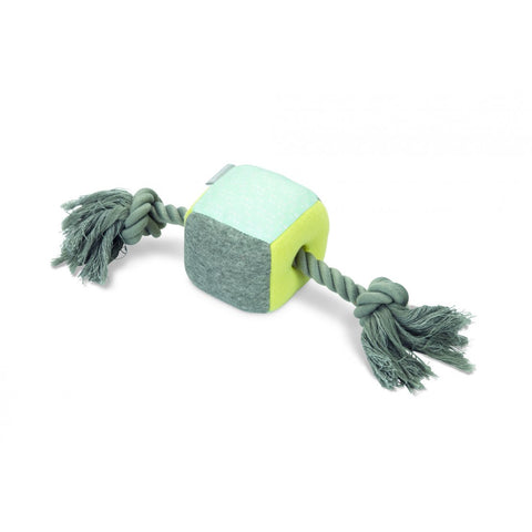 Beeztees Puppy Plush Cube & Rope Toy - Pica's Pets