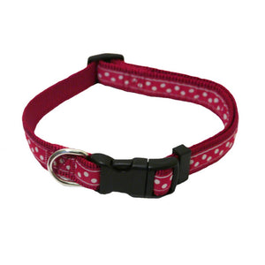 Rosewood Red Spotty Dog Collar & Lead