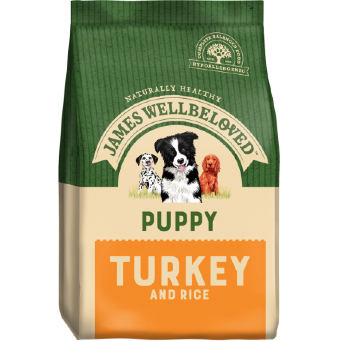 James Wellbeloved Turkey & Rice Puppy Food
