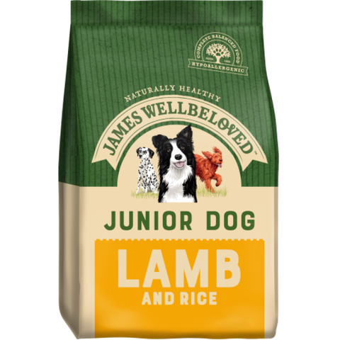 James Wellbeloved Lamb & Rice Junior Dog Food