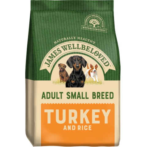 James Wellbeloved Small Breed Turkey & Rice Dog Food