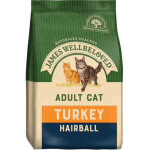 James Wellbeloved Adult Cat Hairball Turkey