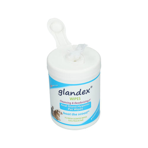 Glandex Anal Pet Wipes 75's