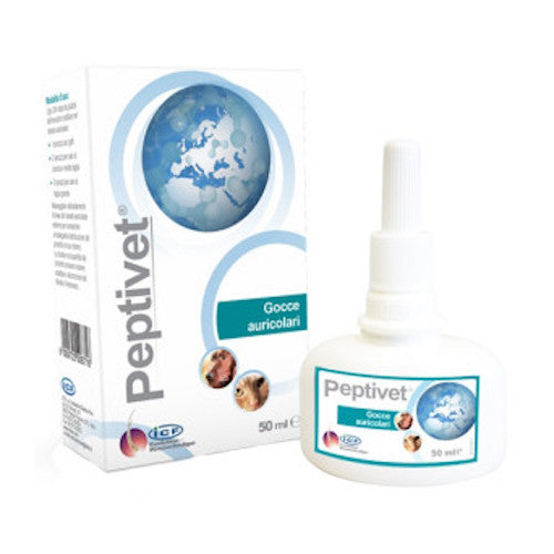 Peptivet Ear Drops for Cats and Dogs 50ml