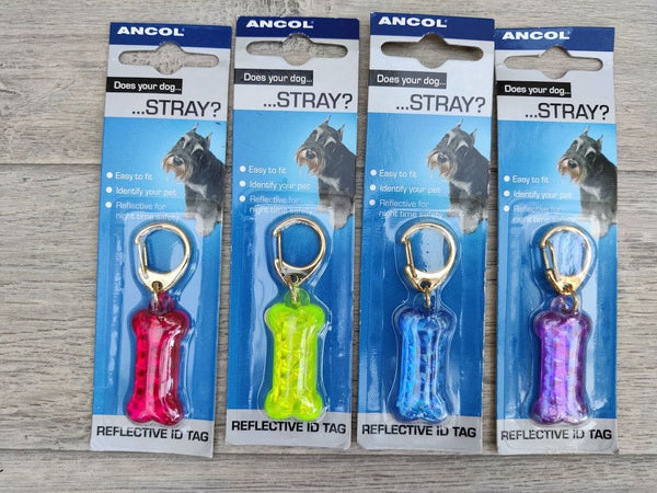 Ancol Reflective Dog ID Tag