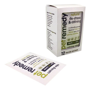 Pet Remedy Calming Wipes Sachets Professional Pack