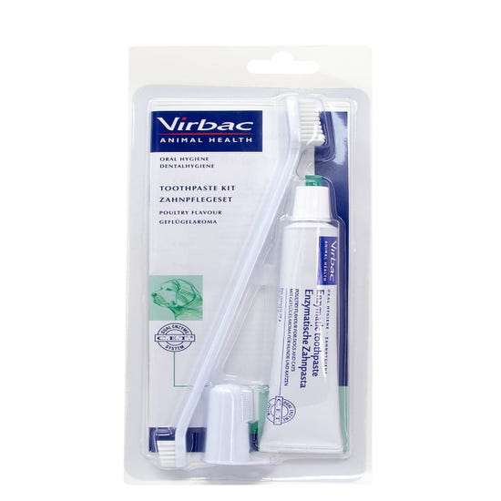 Virbac Enzymatic Toothpaste Kit for Cats & Dogs